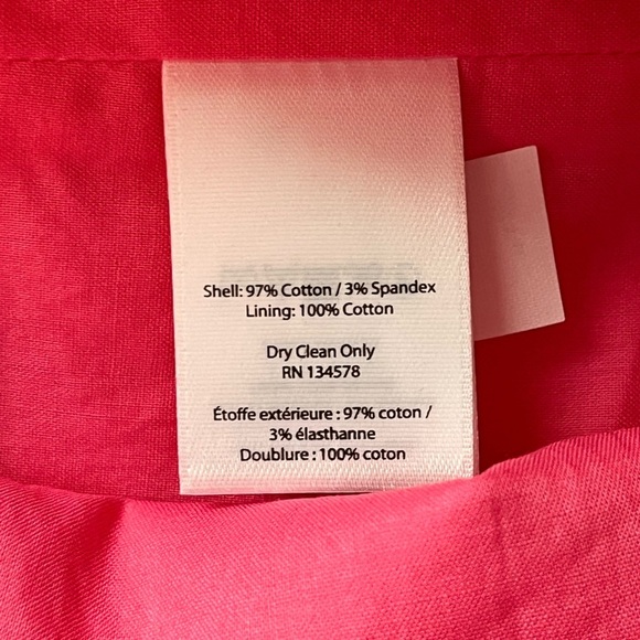 Vineyard Vines Pink Shells Allover Strapless Dress Sz 4 - Picture 6 of 6